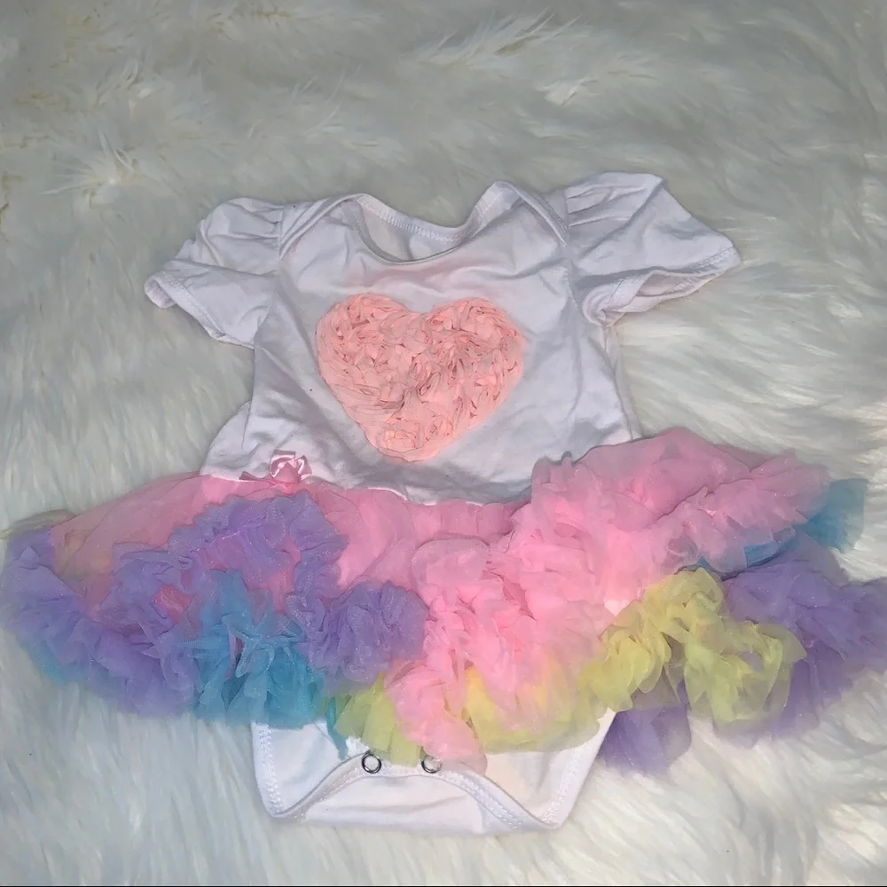 RainbowTutu bodysuit — 6/9 months
